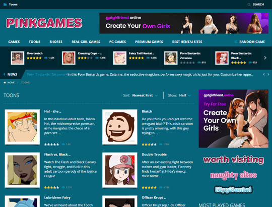 PinkGames Toons